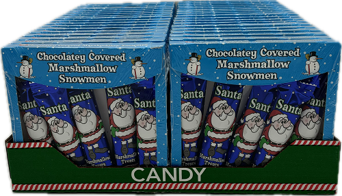 CHOCOLATEY COVERED MARSHMALLOW SNOWMEN  (1.87oz) BEST BY 7/7/25