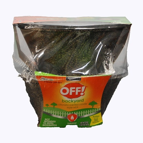 SP OFF CITRONELLA CANDLE BACKYARD 2PK PRISTINE PEST2023