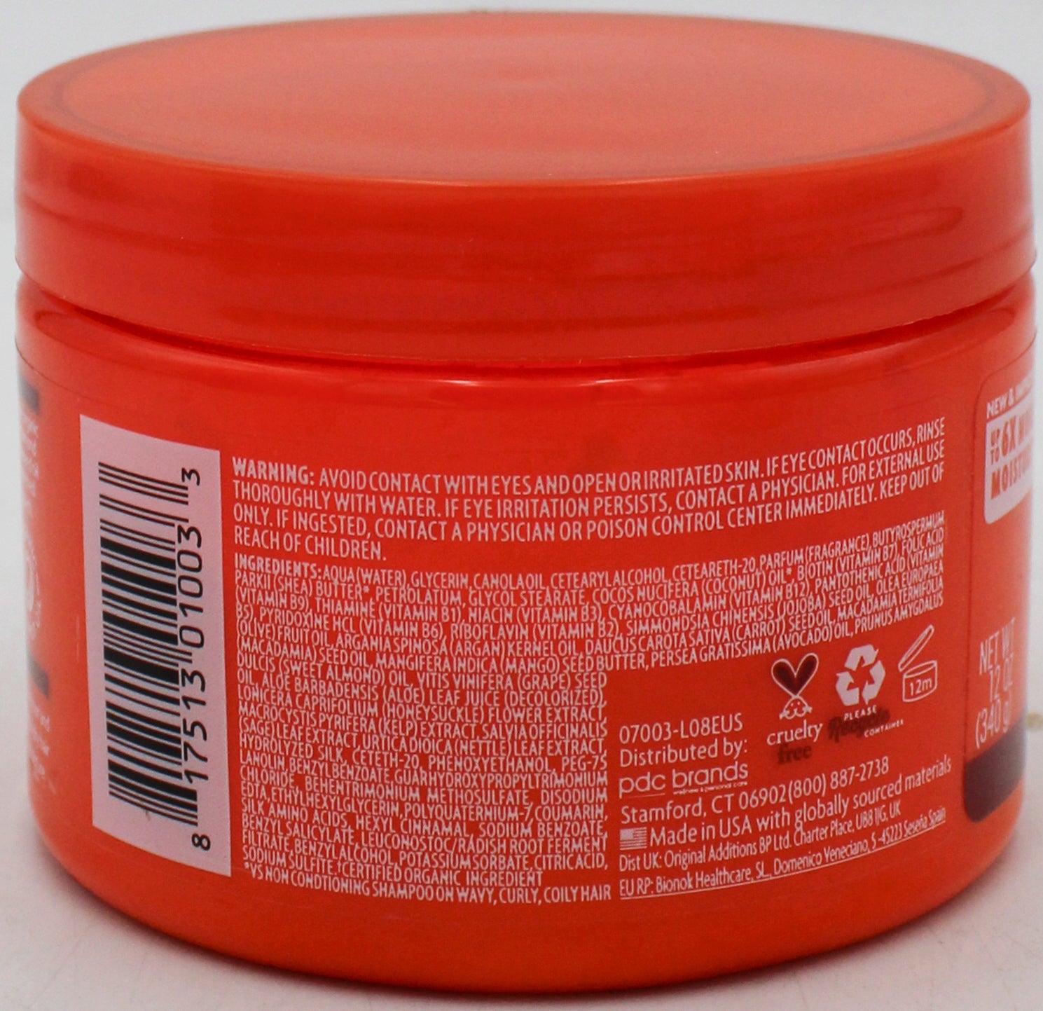 SP CANTU CURLING CREAM 12 oz SHEA BUTTER COCONUT NI