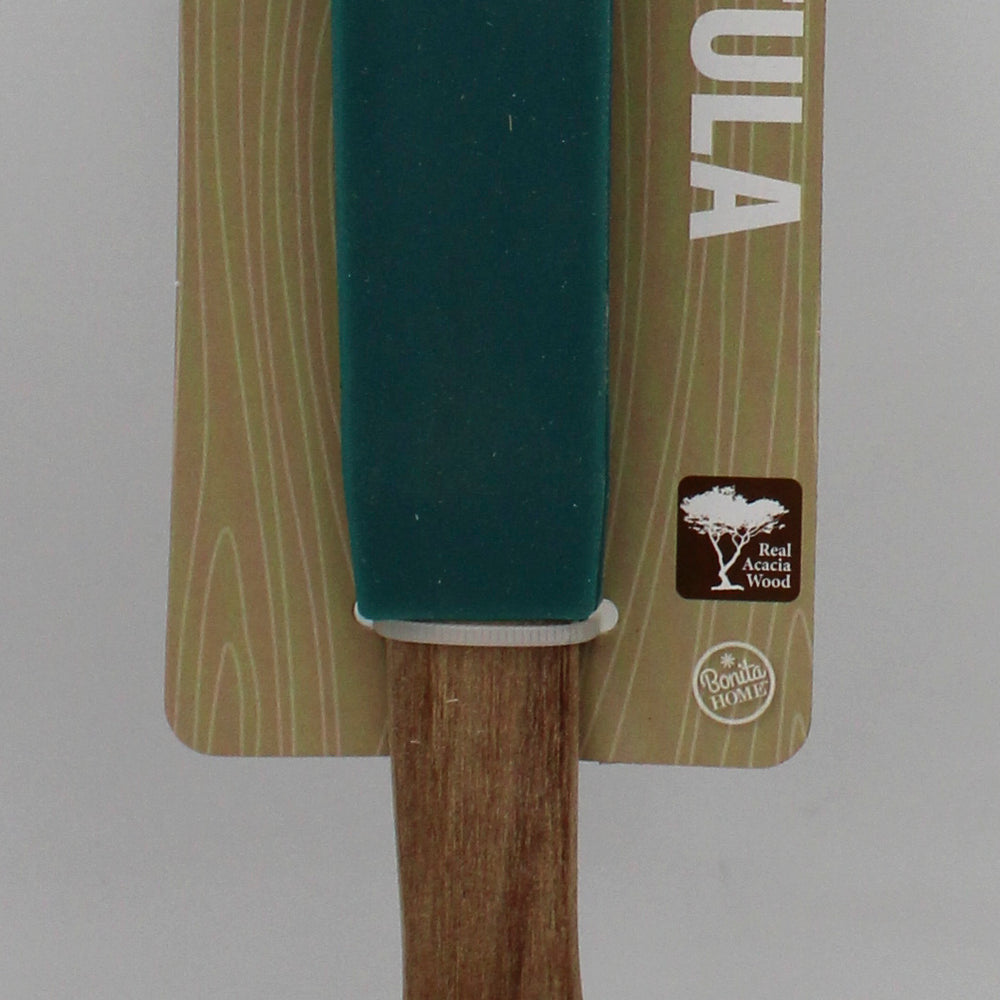 Acacia Slotted Spatula Silicone Handle