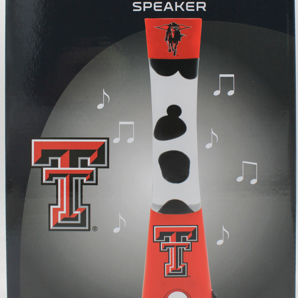 NCAA TEXAS TECH RED RAIDERS LAVA LAMP SPEAKER 16.5"