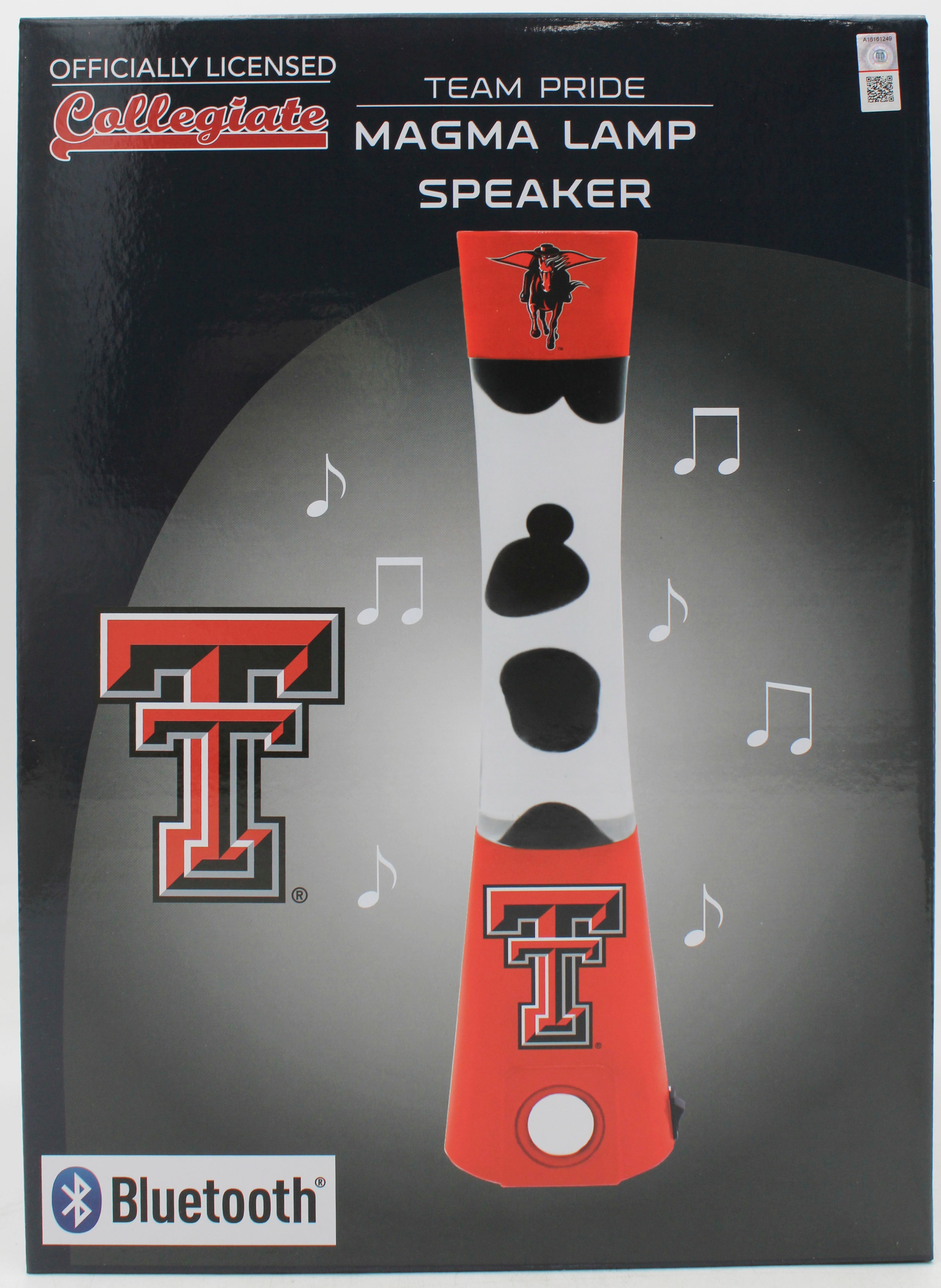 NCAA TEXAS TECH RED RAIDERS LAVA LAMP SPEAKER 16.5"