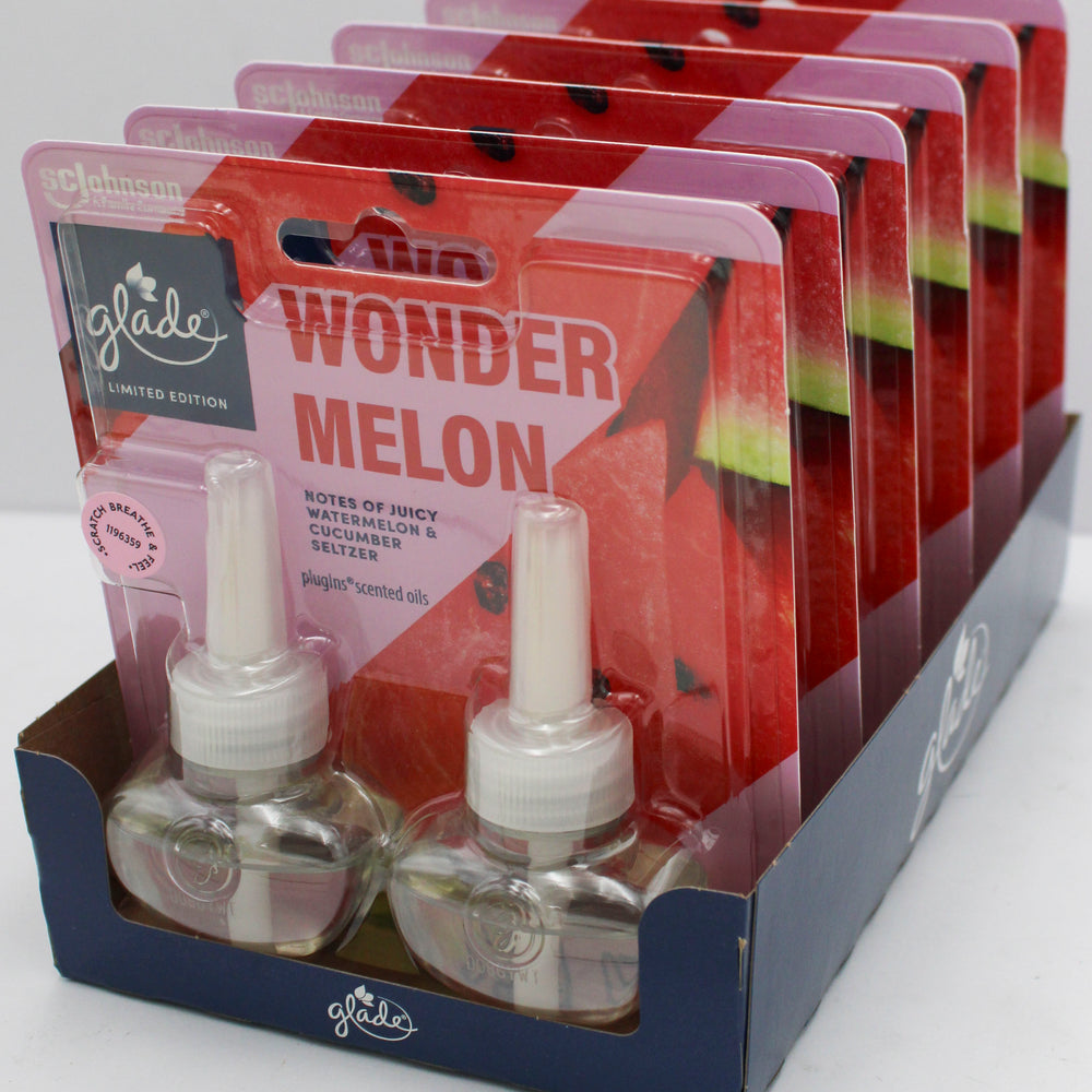GLADE PLUGINS SCENTED OIL WONDER MELON 2ct 0.67floz US