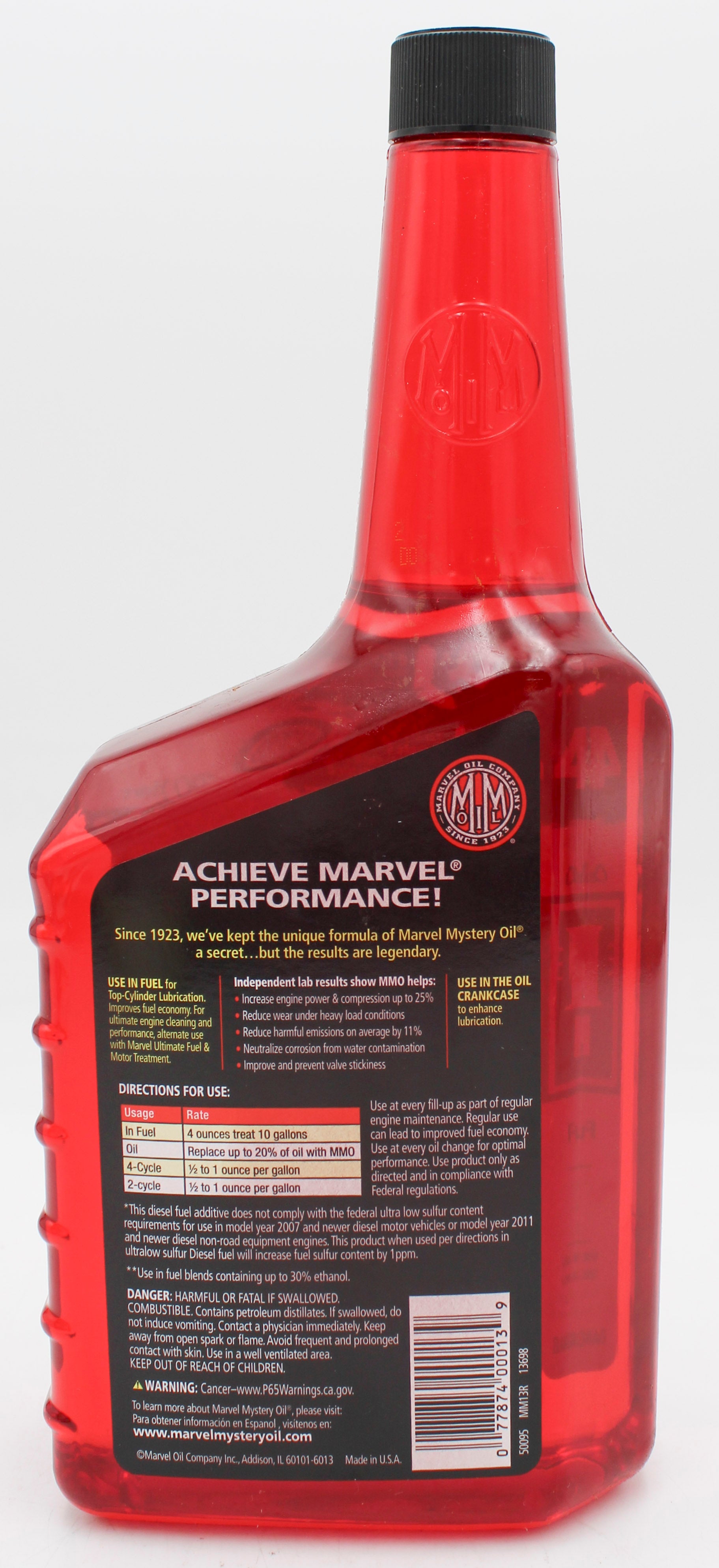 SP MARVEL MYSTERY OIL THE ORIGINAL FUEL & MOTOR TREATMENT 16oz
