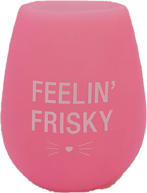 FEELIN' FRISKY SILICONE WINE CUP 12.5oz