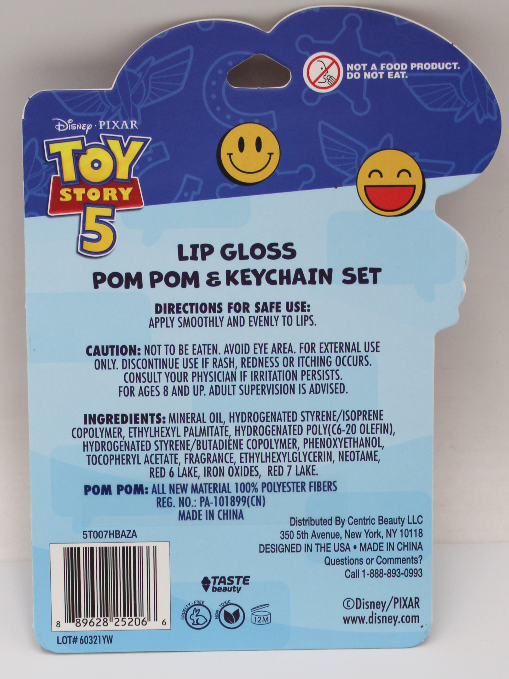 DISNEY TOY STORY 5 LIP GLOSS KEY CHAIN JESSIE NI