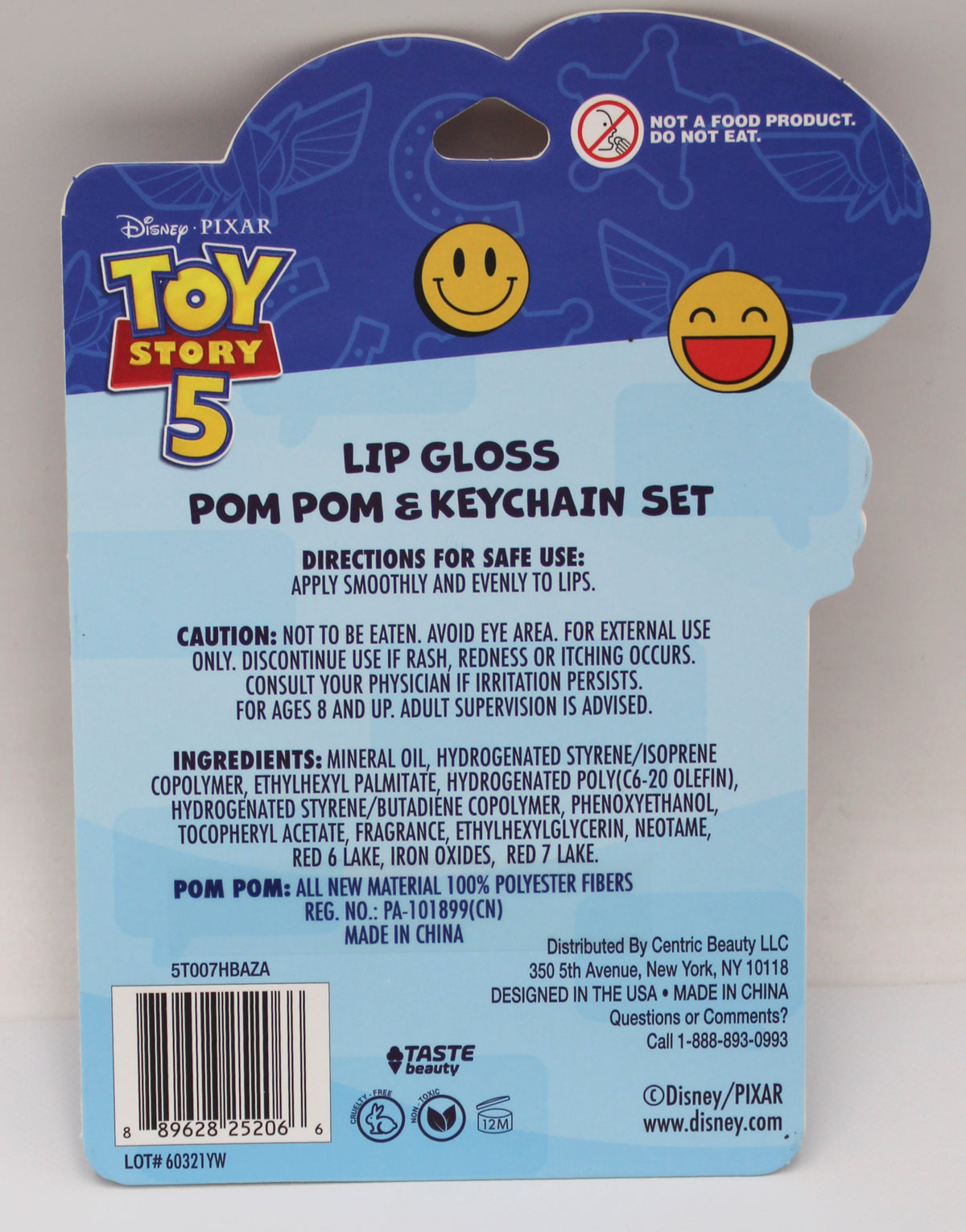 DISNEY TOY STORY 5 LIP GLOSS KEY CHAIN JESSIE NI