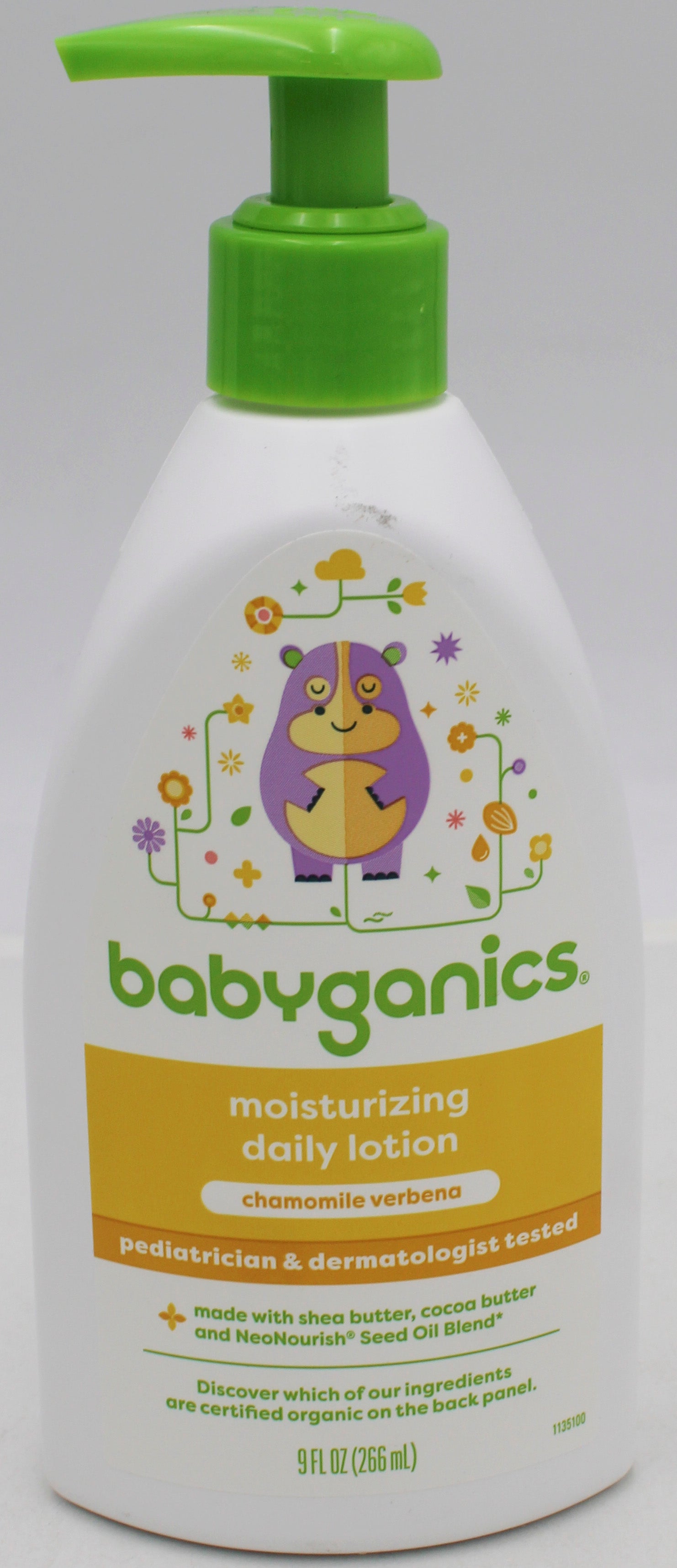 BABYGANICS DAILY LOTION CHAMOMILE VERBENA 9oz