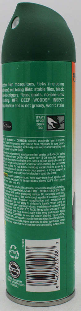 SP OFF! DEEP WOODS INSECT REPELLENT LONG LASTING PROTECTION 9oz