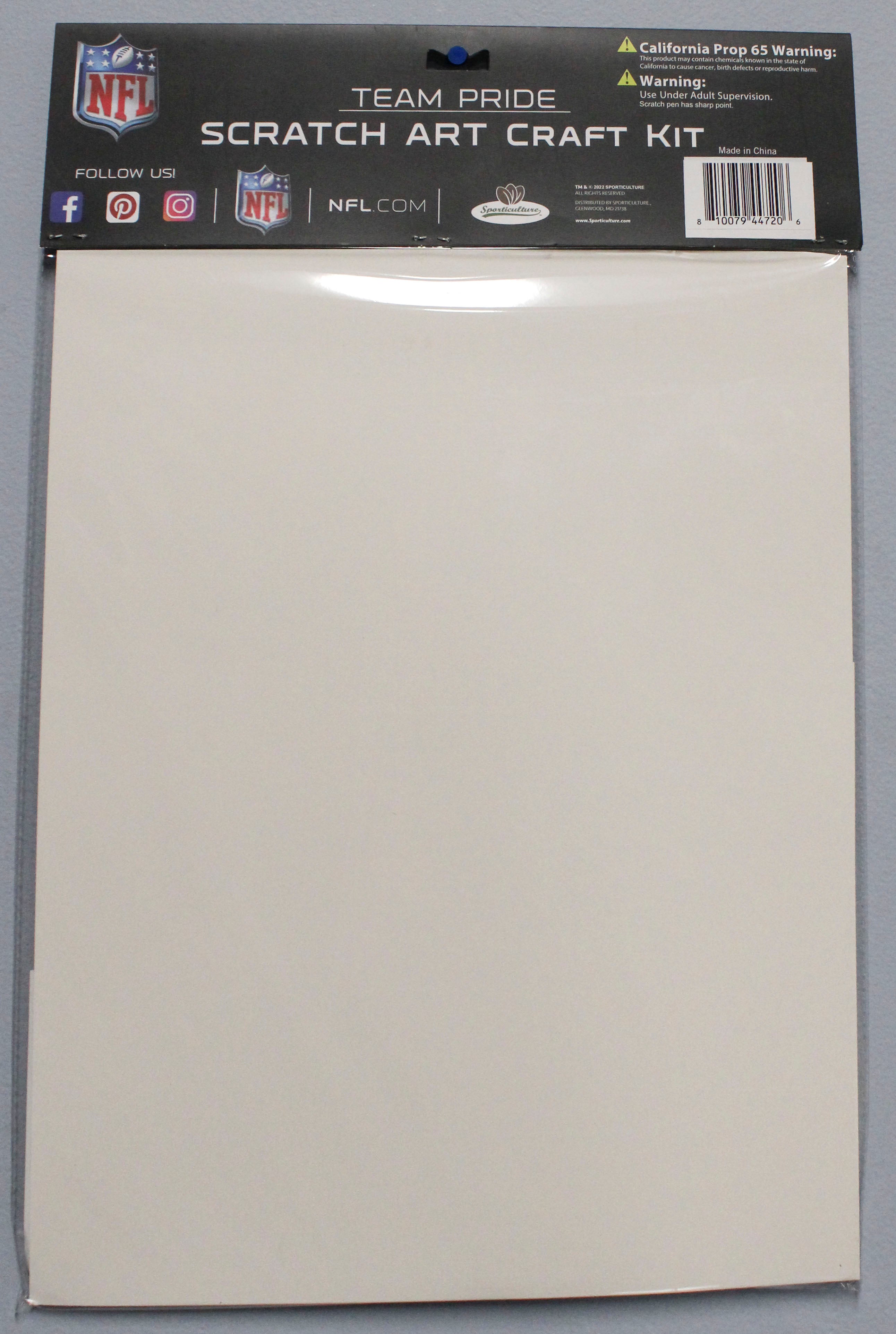 MINNESOTA VIKINGS SCRATCH ART CRAFT KIT