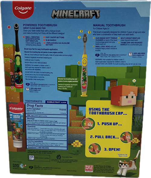 COLGATE KIDS MINECRAFT GIFTSET NI