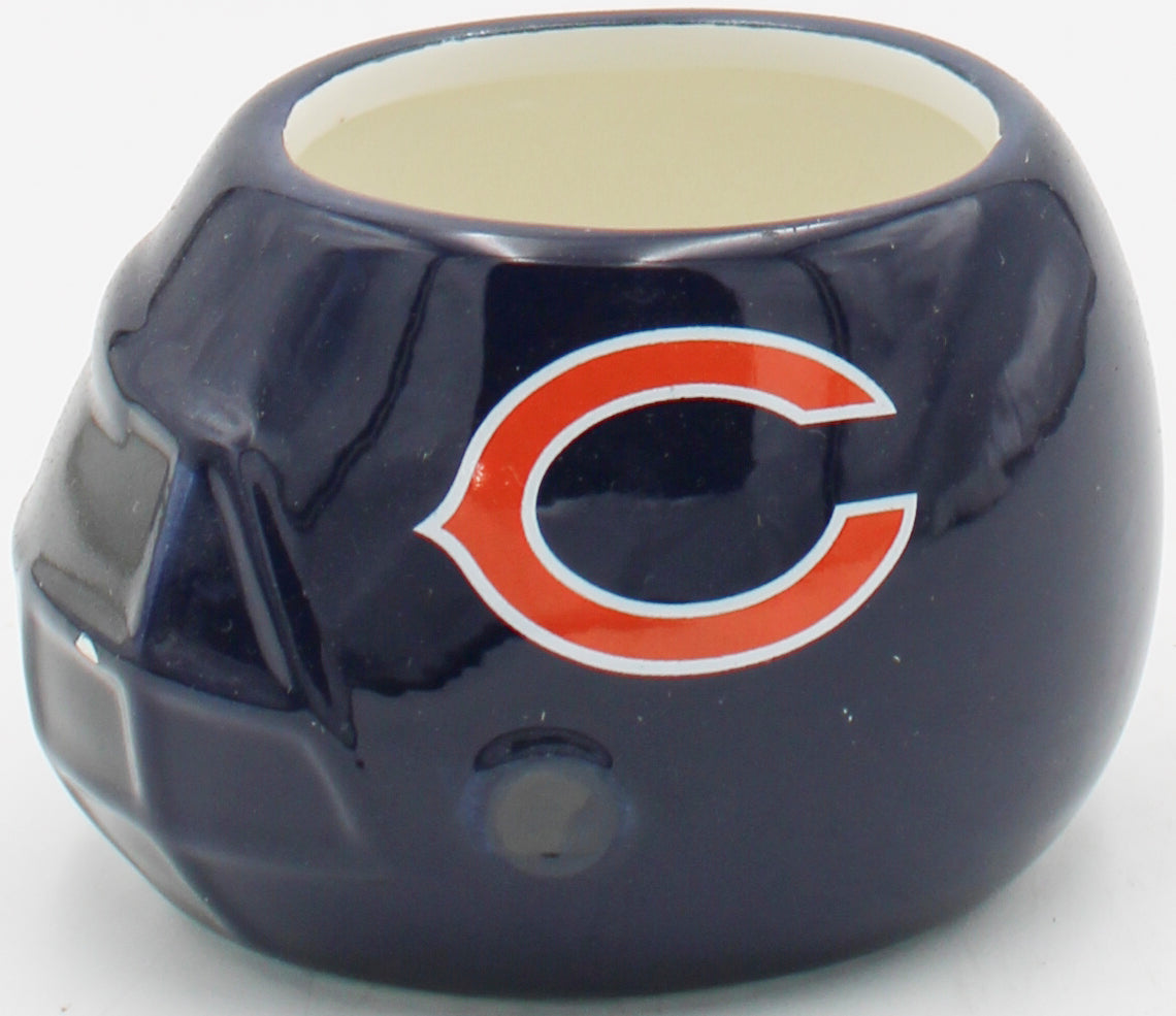 OFFICIALLY LICENCED CHICAGO BEARS SMALL CERAMIC HELMET
