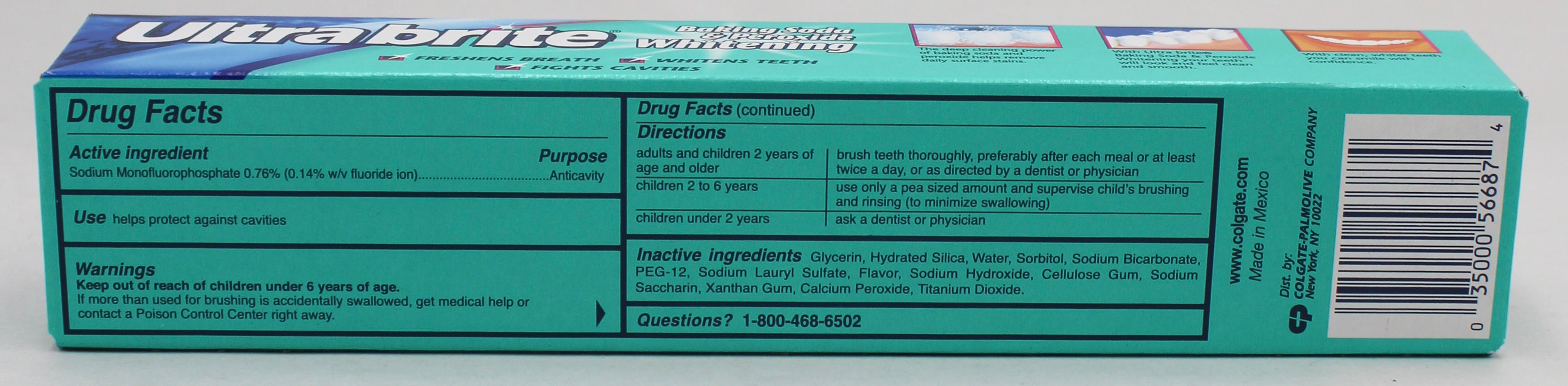 COLGATE ULTRA BRITE TOOTHPASTE 6oz