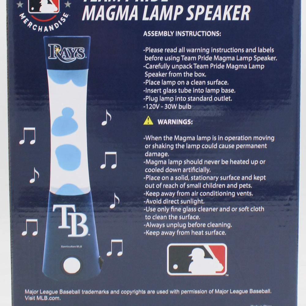 NHL TAMPA BAY RAYS LAVA LAMP SPEAKER 16.5"