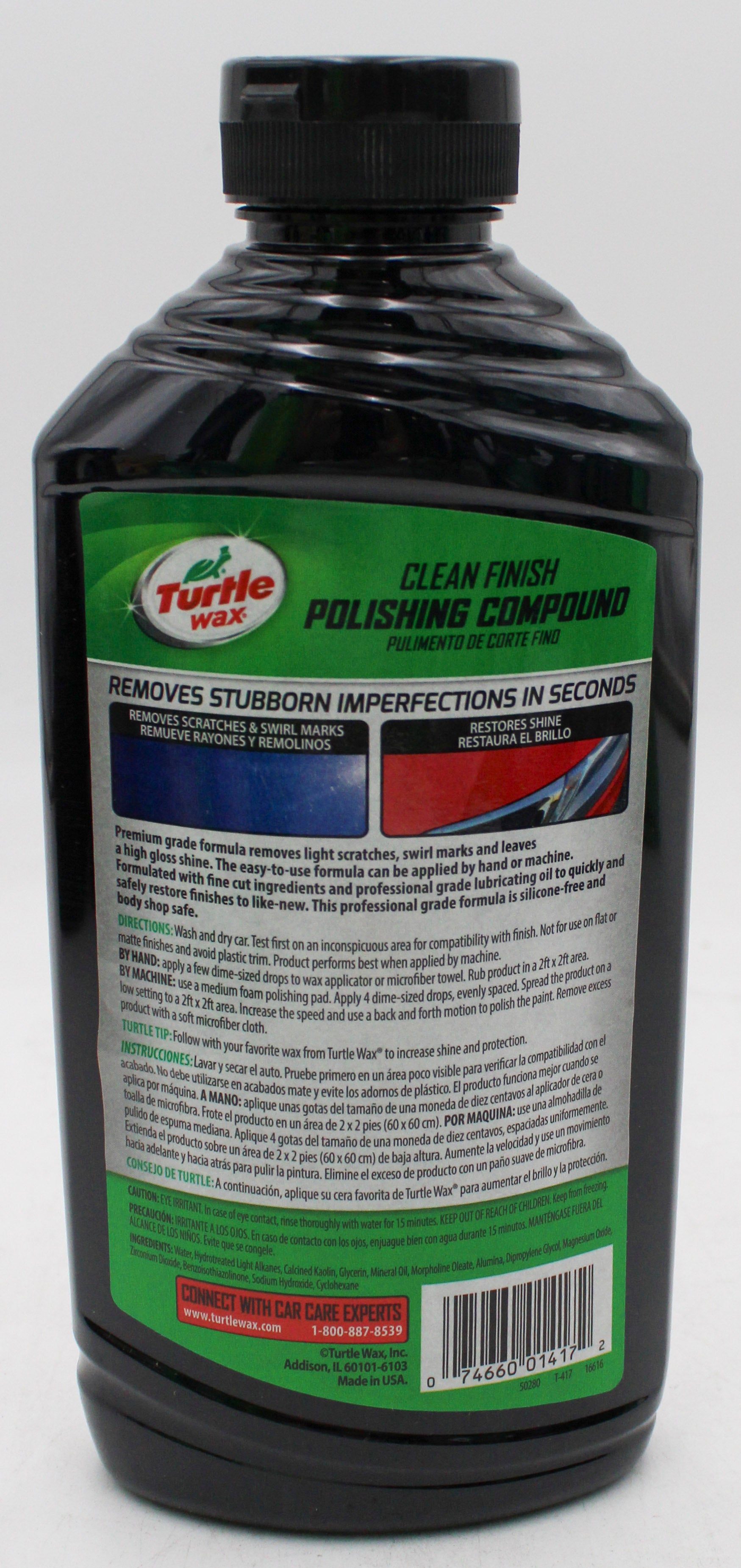 SP TURTLE WAX CLEAN FINISH POLISHING COMPOUND 18oz