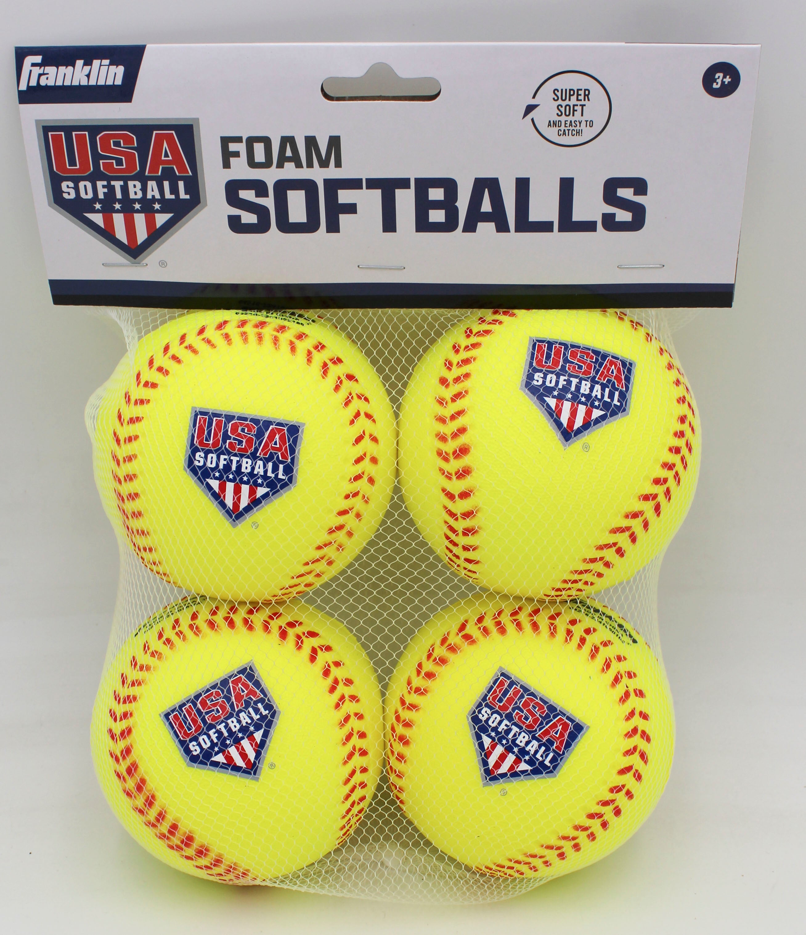 FRANKLIN USA FOAM SOFTBALLS 4 PK