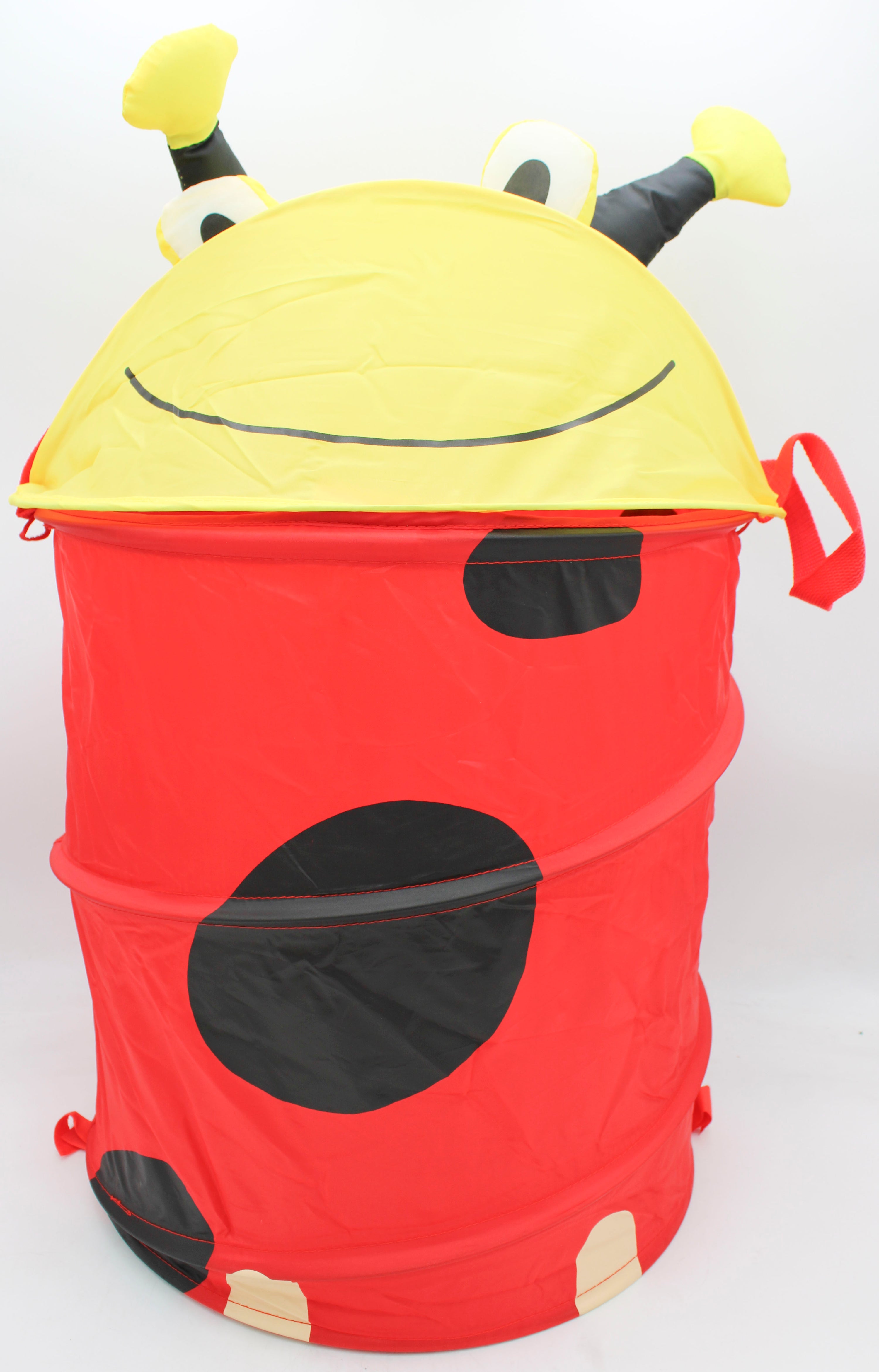 18''x32'' FOLDABLE STANDING HAMPER - LADYBUG