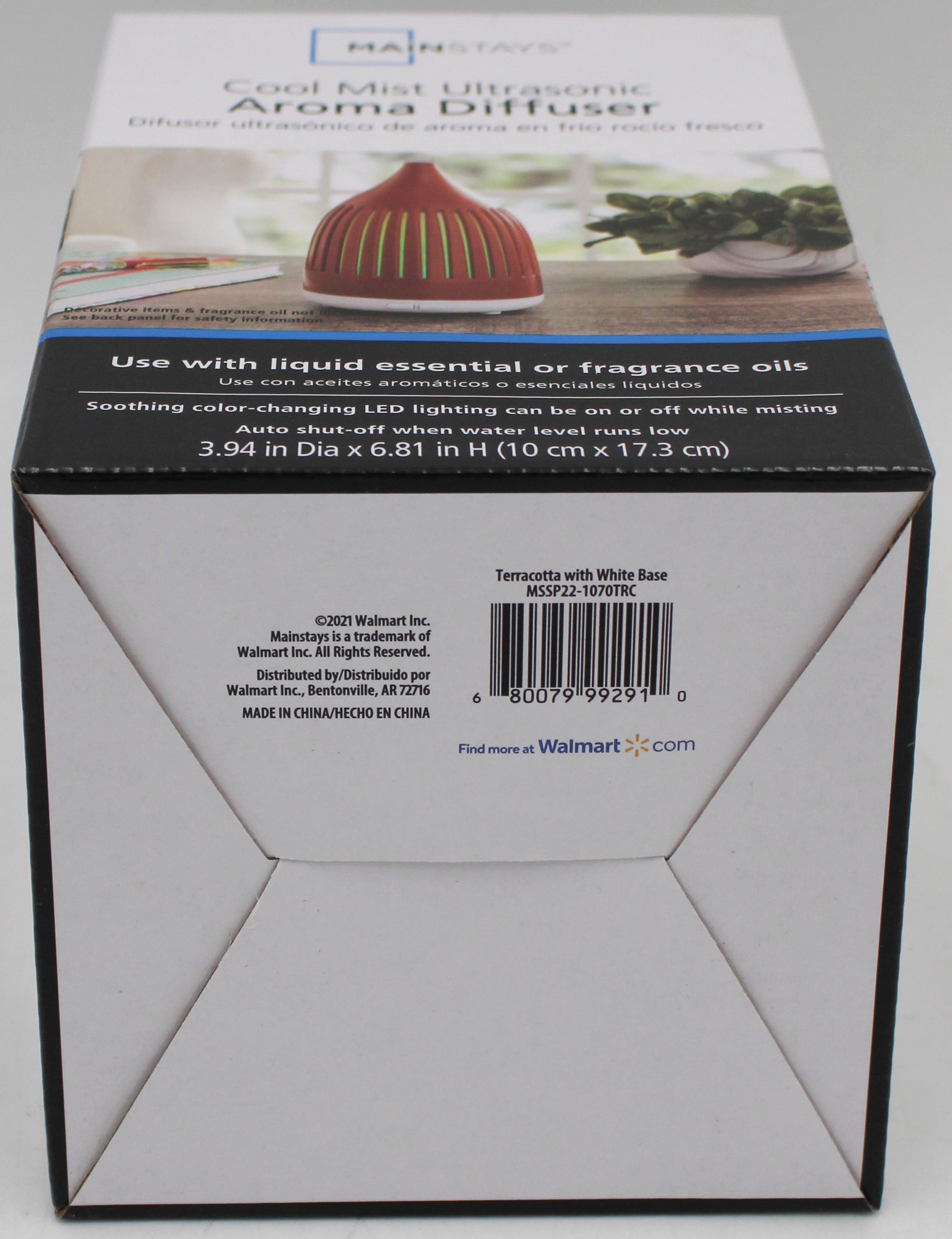 MAINSTAYS COOL MIST ULTRASONIC AROMA DIFFUSER