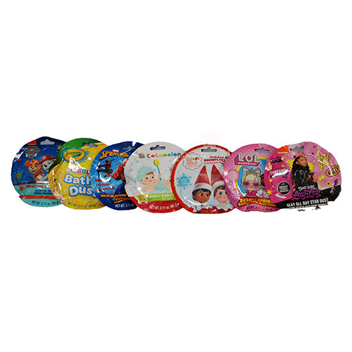 BATH CRUMBLES/DUST  PP$1 (Elf on the Shelf, Cocomelon, That Girl Lay Lay, LOL! Surprise, Paw Patrol, Spiderman, Crayola)
