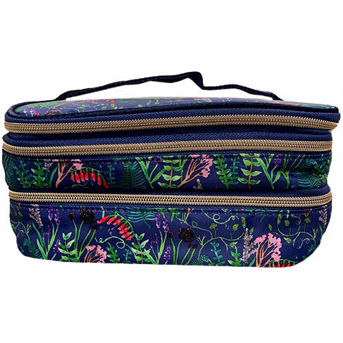Sophia Joy 3 Zip Train Case Flower Print