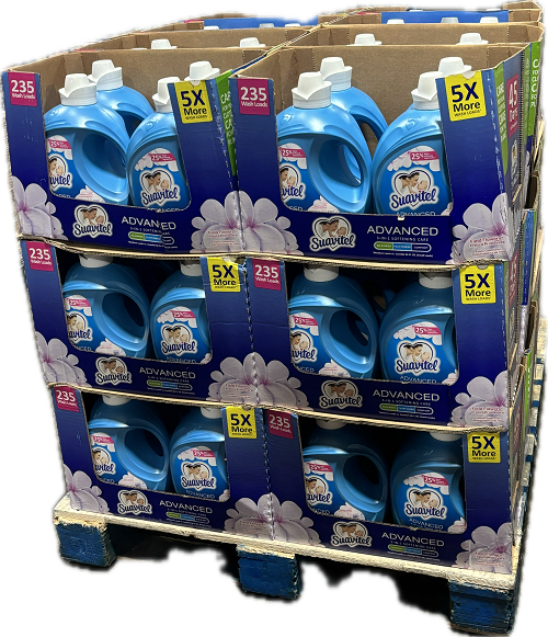 SUAVITEL ADVANCED FABRIC SOFTENER FIELD FLOWERS 160floz DISPLAY NI
