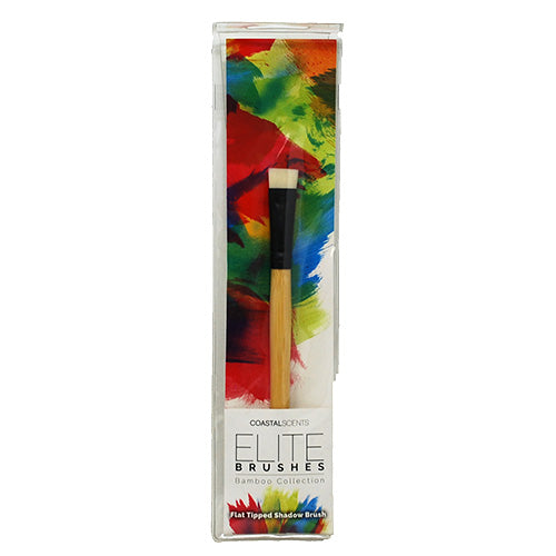 COASTAL SCENTS ELITE FLAT TIP SHADOW BRUSH-BAMBOO CLLCTN