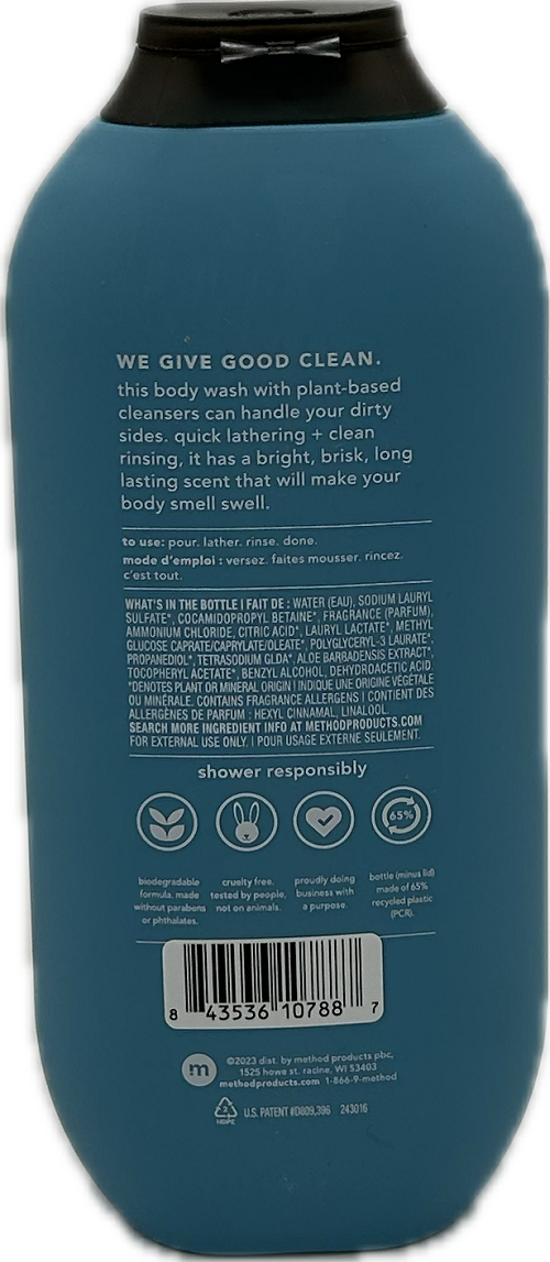 METHOD MENS BODY WASH GLACIER & GRANITE 18oz US