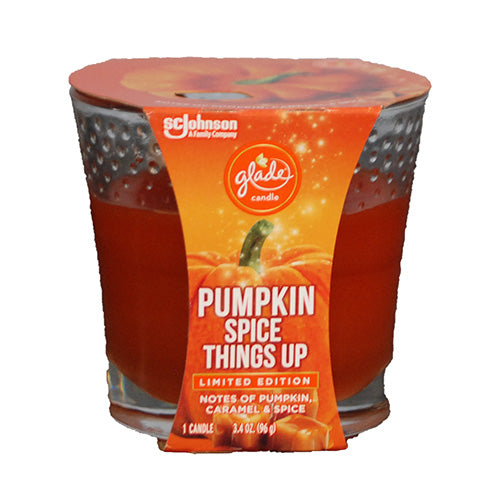 GLADE 3.4OZ CANDLE-PUMPKIN SPICE