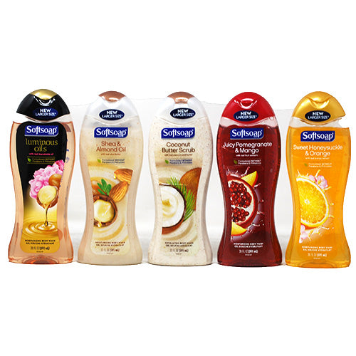 Softsoap Body Wash 20oz Assorted – Wholesale Bulk Pack