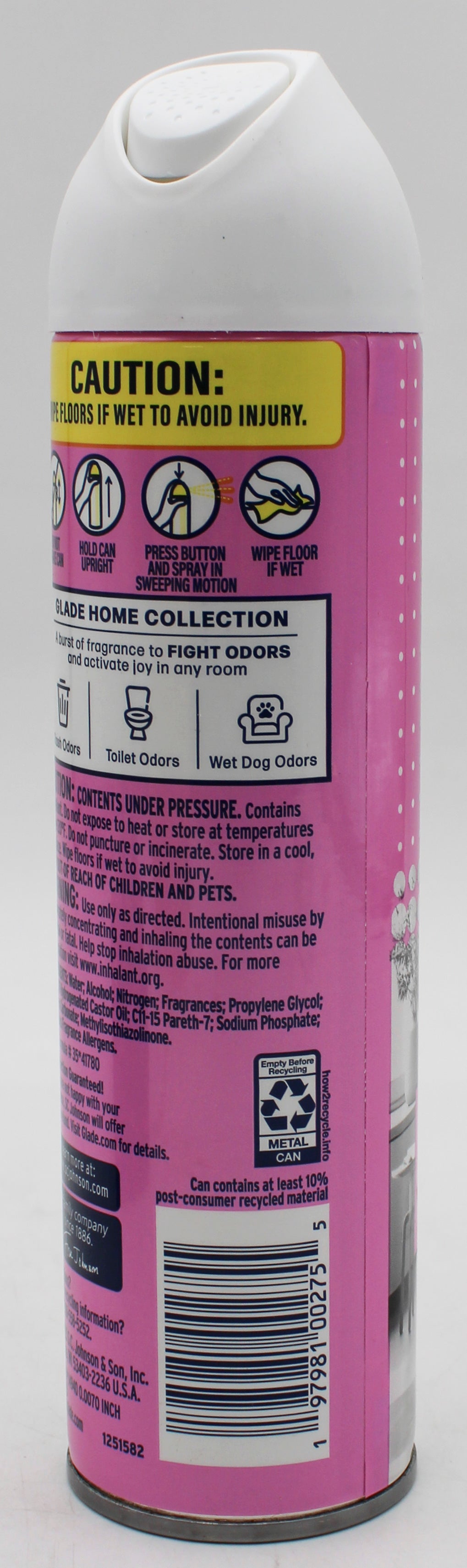 GLADE AEROSOL SPRAY VANILLA PASSION FRUIT 7.3oz