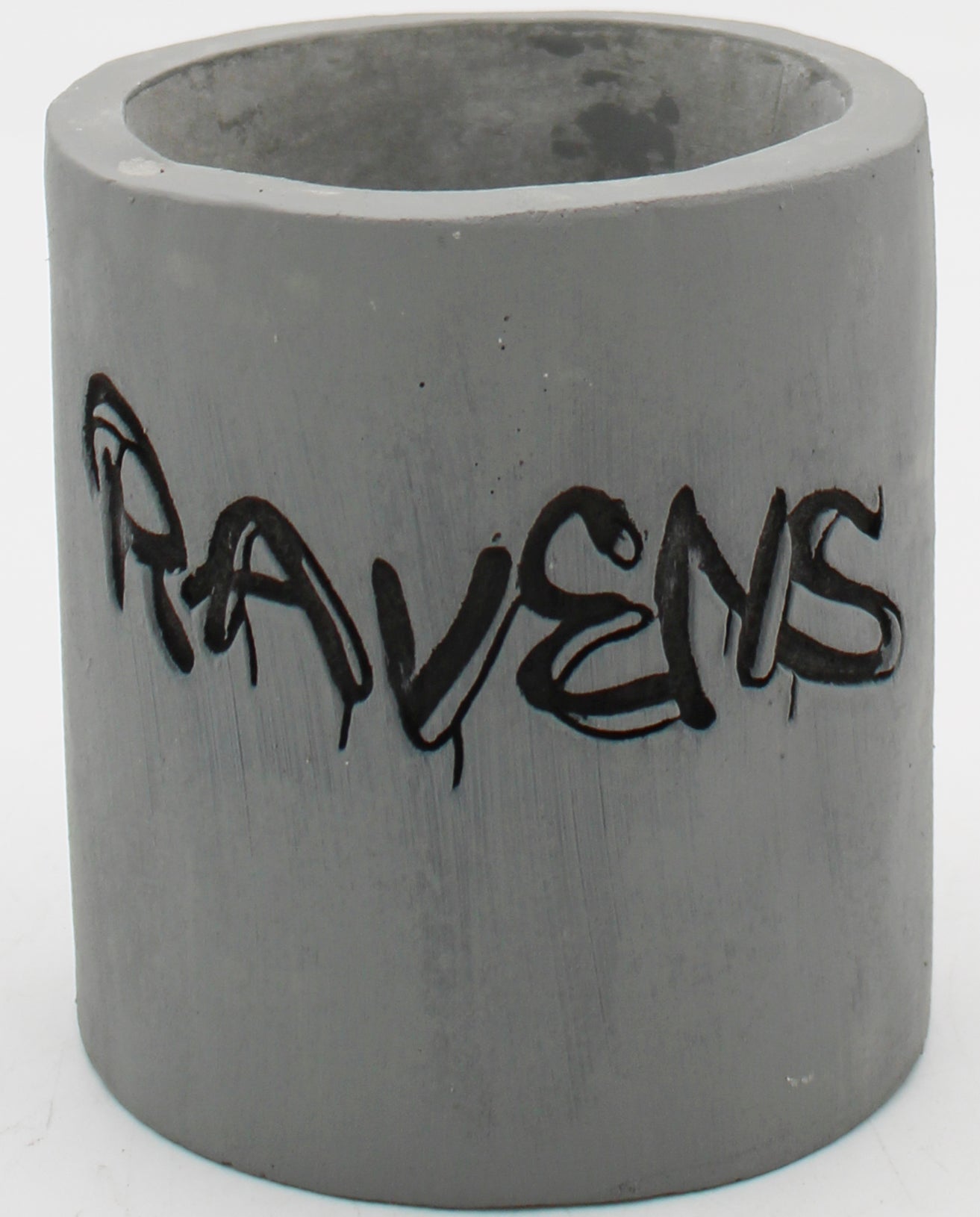 OFFICIALLY LICENCED BALTIMORE RAVENS CEMENT PLANTER -4IN -EMPTY