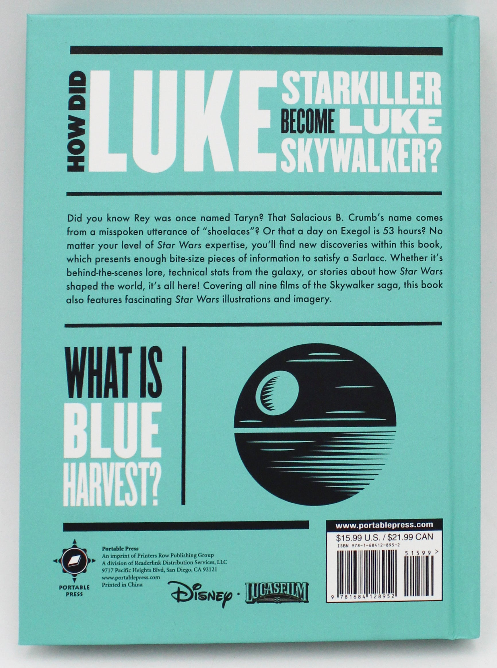 STAR WARS: FASCINATING FACTS HARDCOVER BOOK 208pg