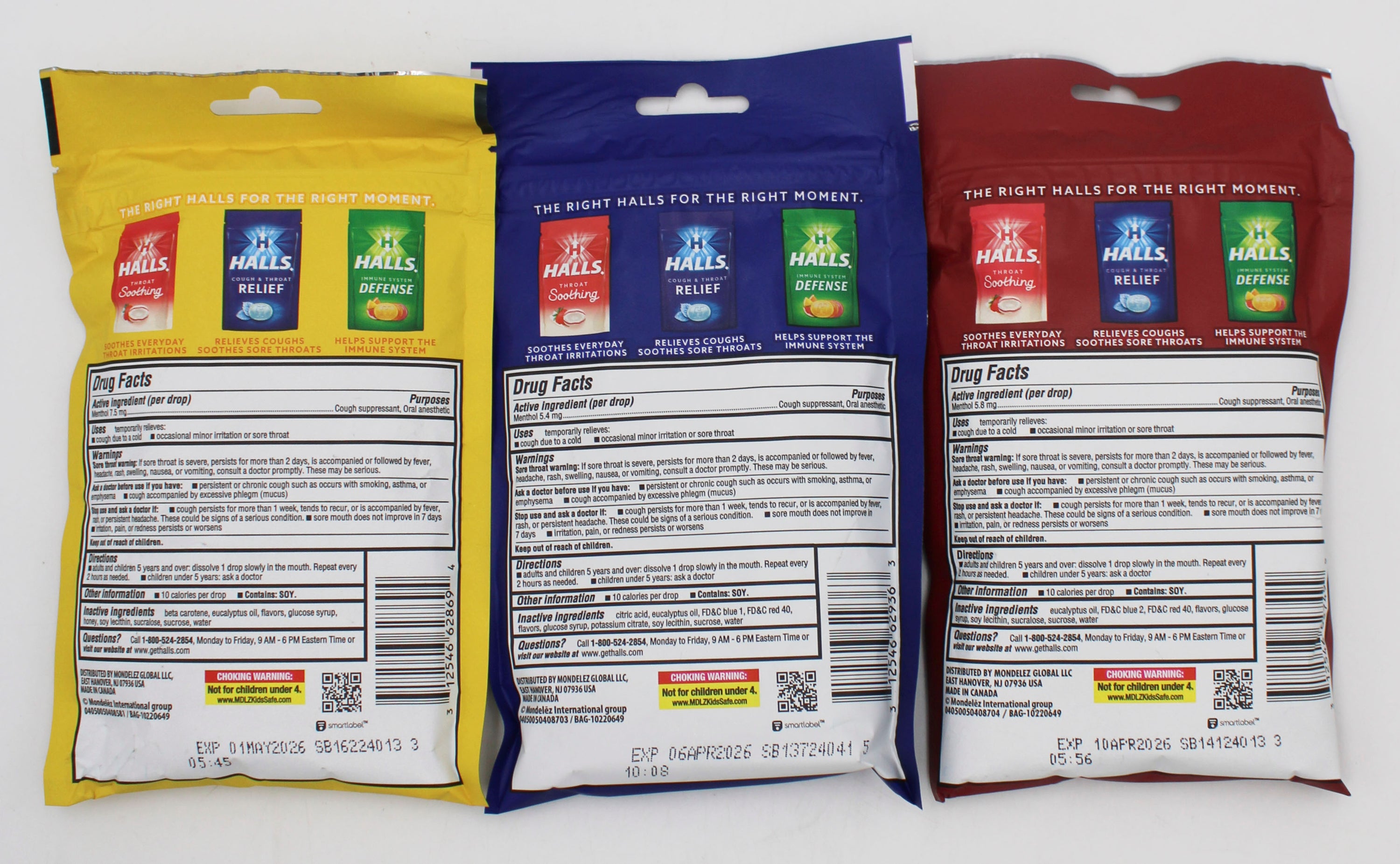 HALLS 30 PC MIX FLOOR STAND EXP 4/6/26