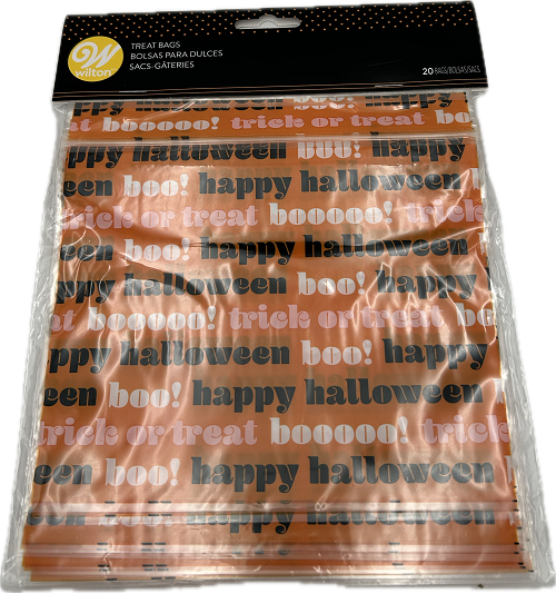 HALLOWEEN RESEAL BAG WORDS 20 CT NI