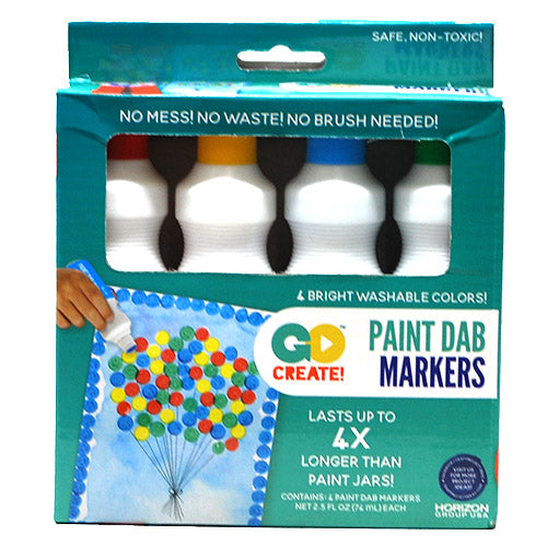 PAINT DAB MARKRS 2.5oz/4CT-ASST NI