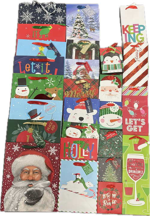 176PCS ASSORTED GFT BG DISPLAY