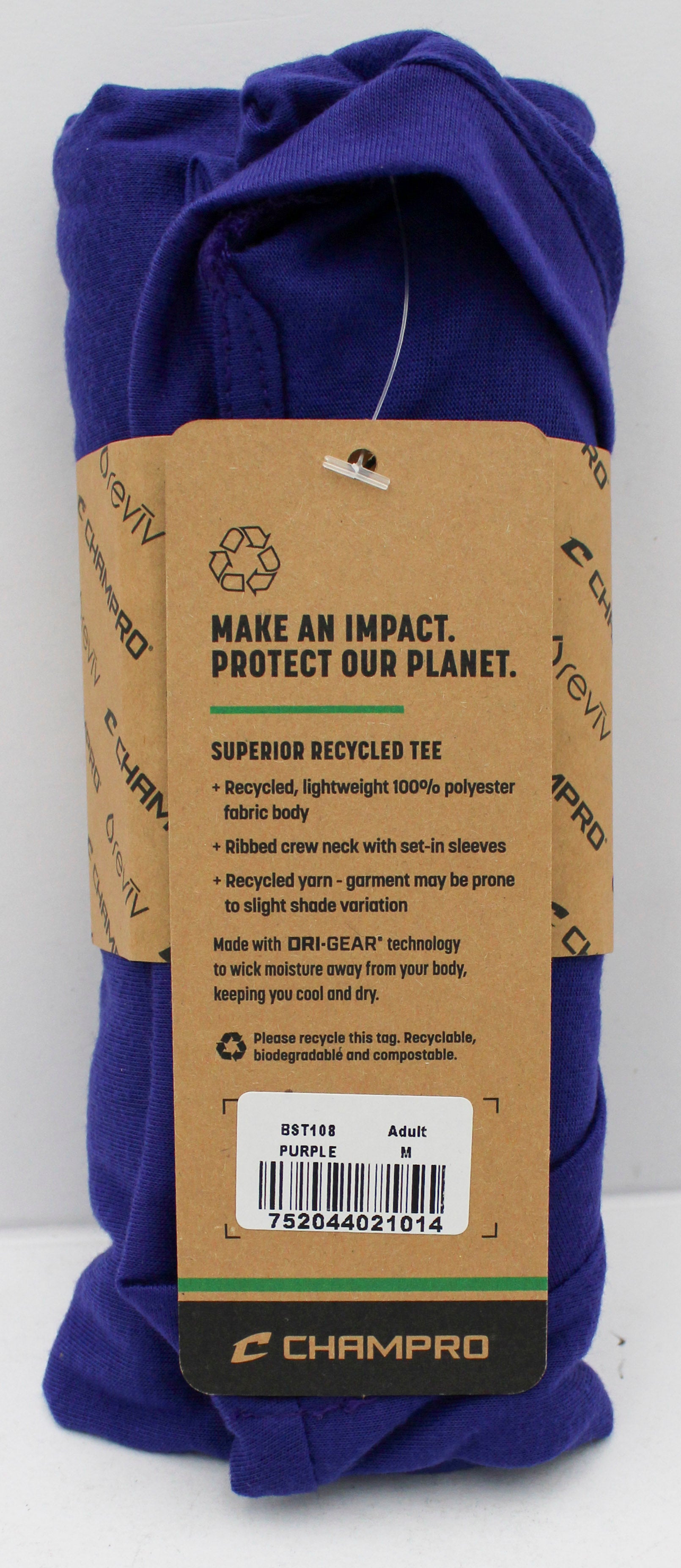 T-SHIRT - ADULT - PURPLE- M