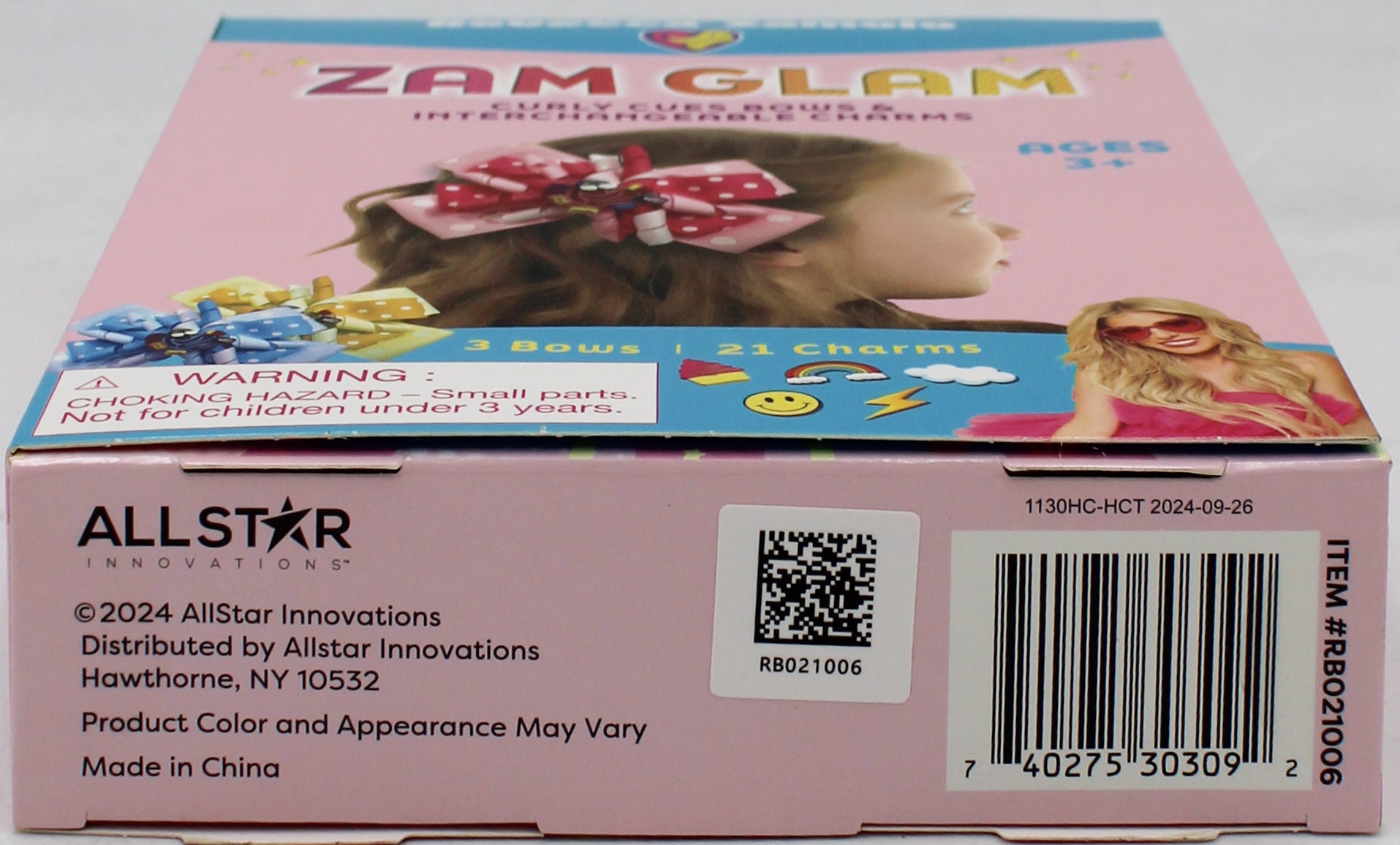 24PC HAIR BOW & CHARM KIT