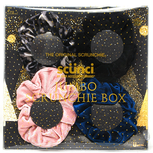 SCUNCI JUMBO SCRUNCHIE GIFT SET 4PC-ASST/NI