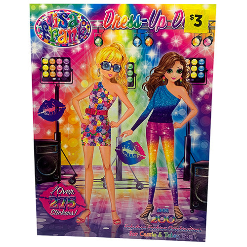 LISA FRANK DRESS UP DOLL BOOK($3)