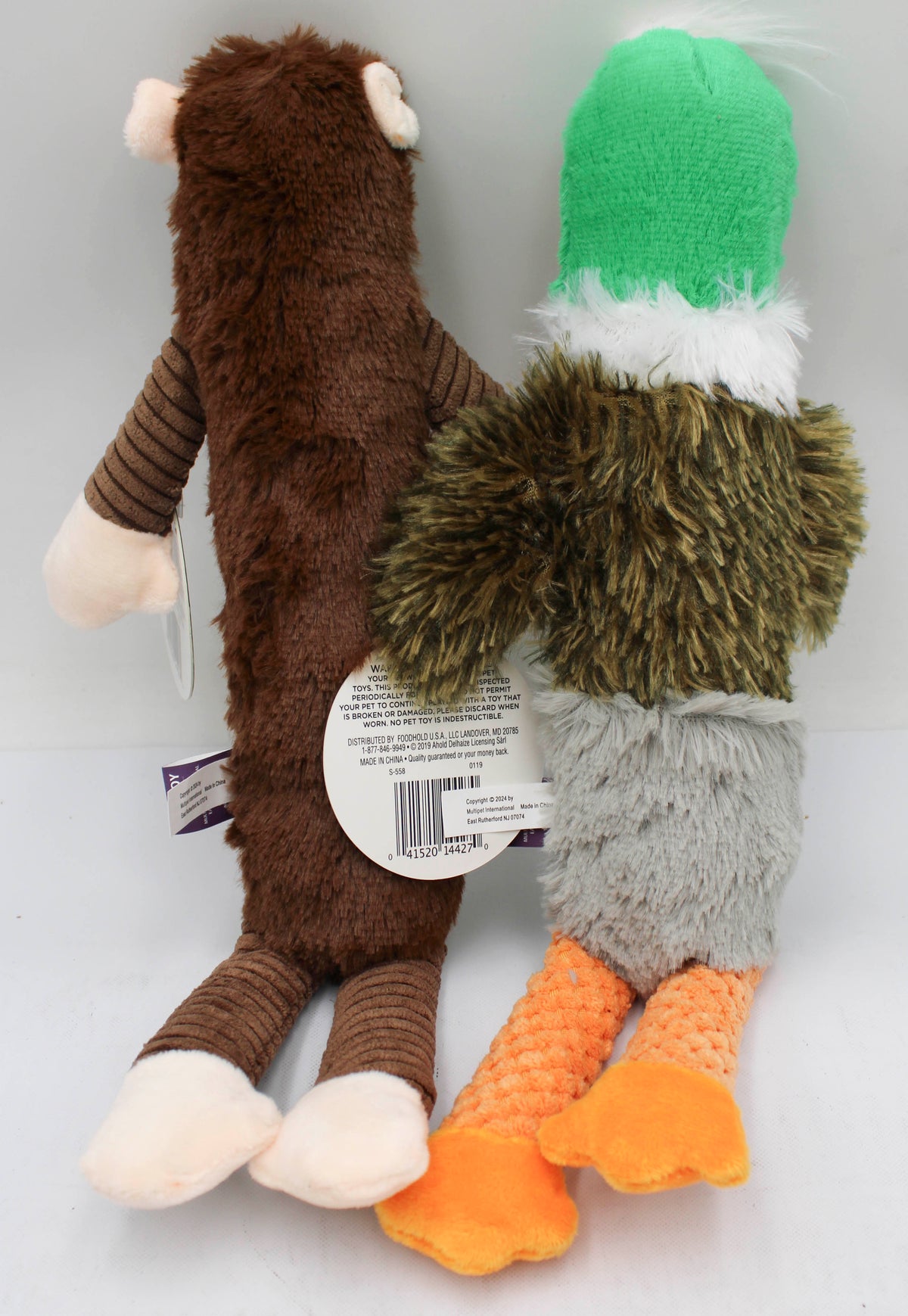 COMPANION 15" SHAKERZ PLUSH DOG TOY W/SQUEAKER