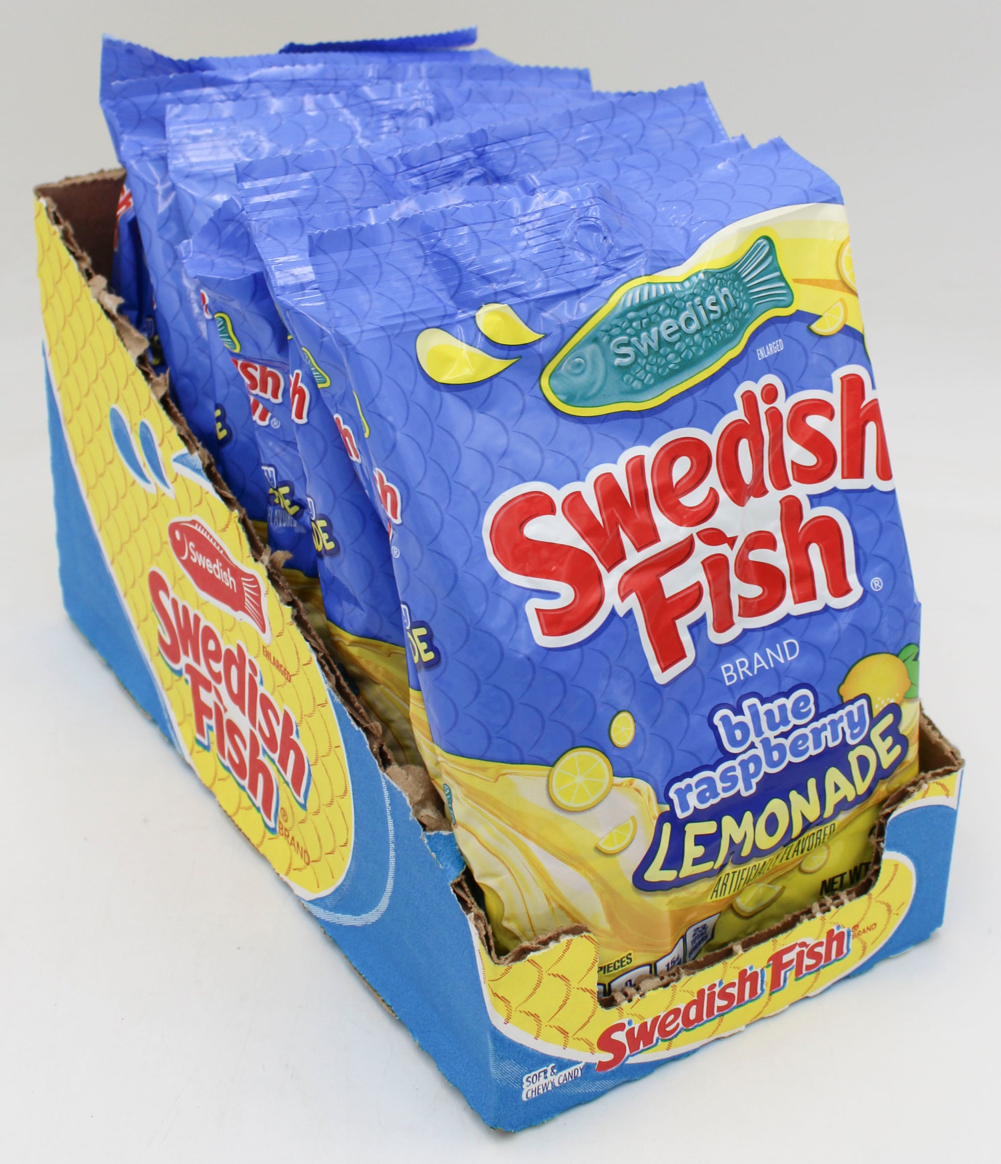 SWEDISH FISH BLUE RASBERRY LEMONADE PEG BAG 8.04Z BB 3/15/26