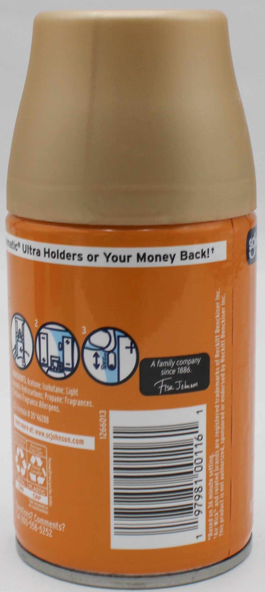 GLADE AUTOMATIC SPRAY REFILL ORANGE ZEST & CLOVE 6.2oz US