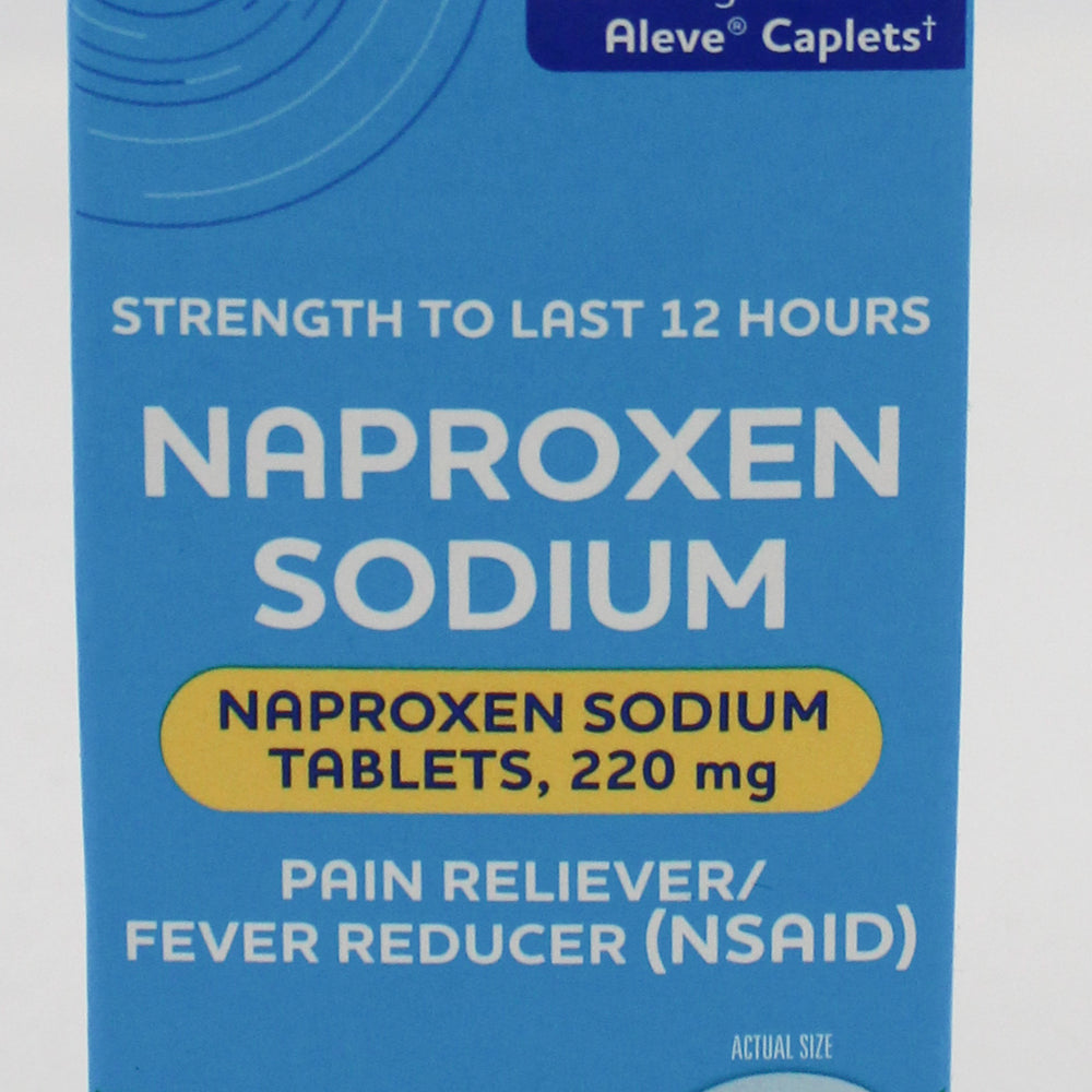 RITE AID NAPROXEN SODIUM PAIN/FEVER REDUCER CAPLETS 24ct EXP 11/15/2026 COMPARES TO Aleve