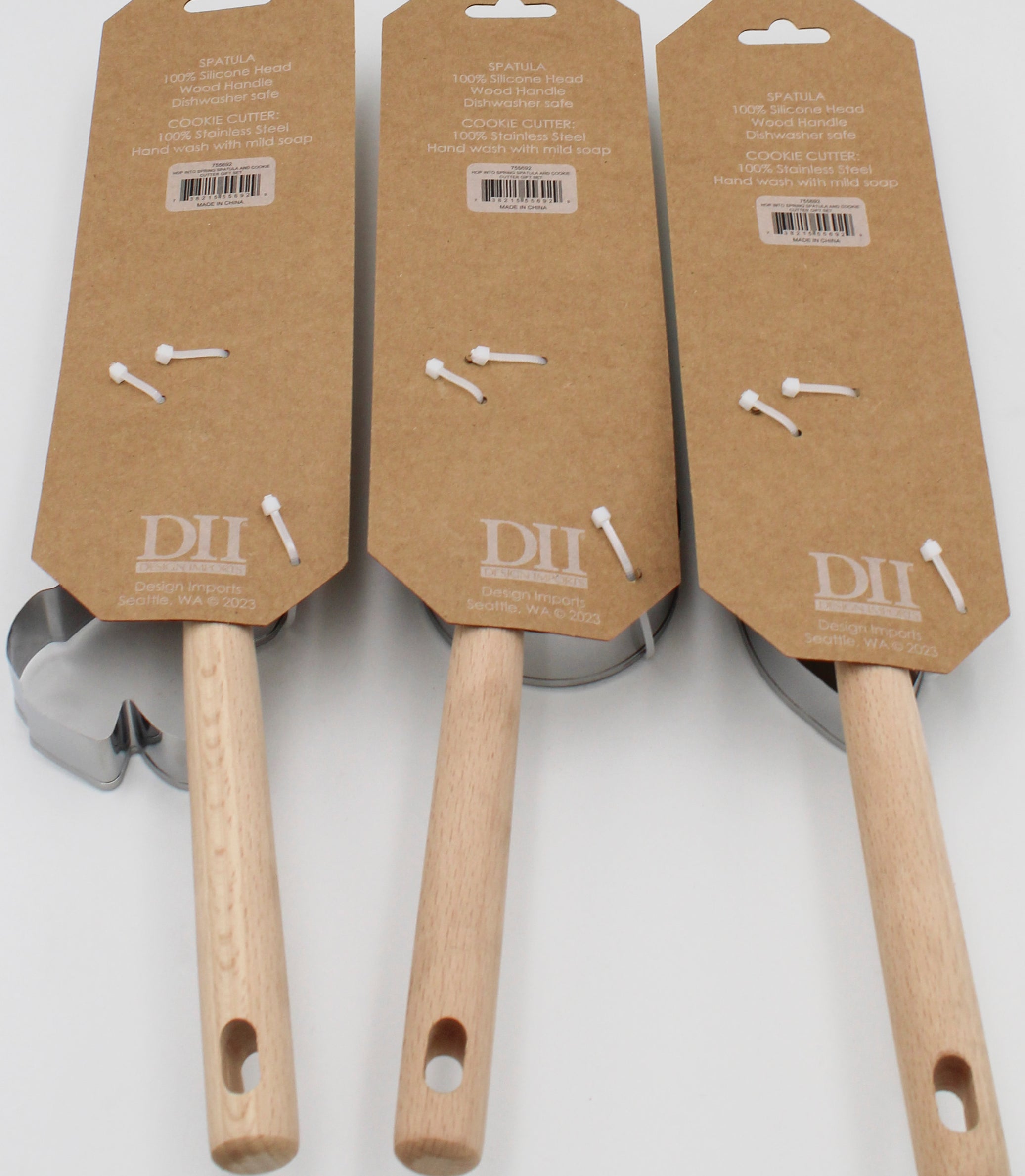 2PC SET SPATULA AND COOKIE CUTTER - HOP INTO SPRING