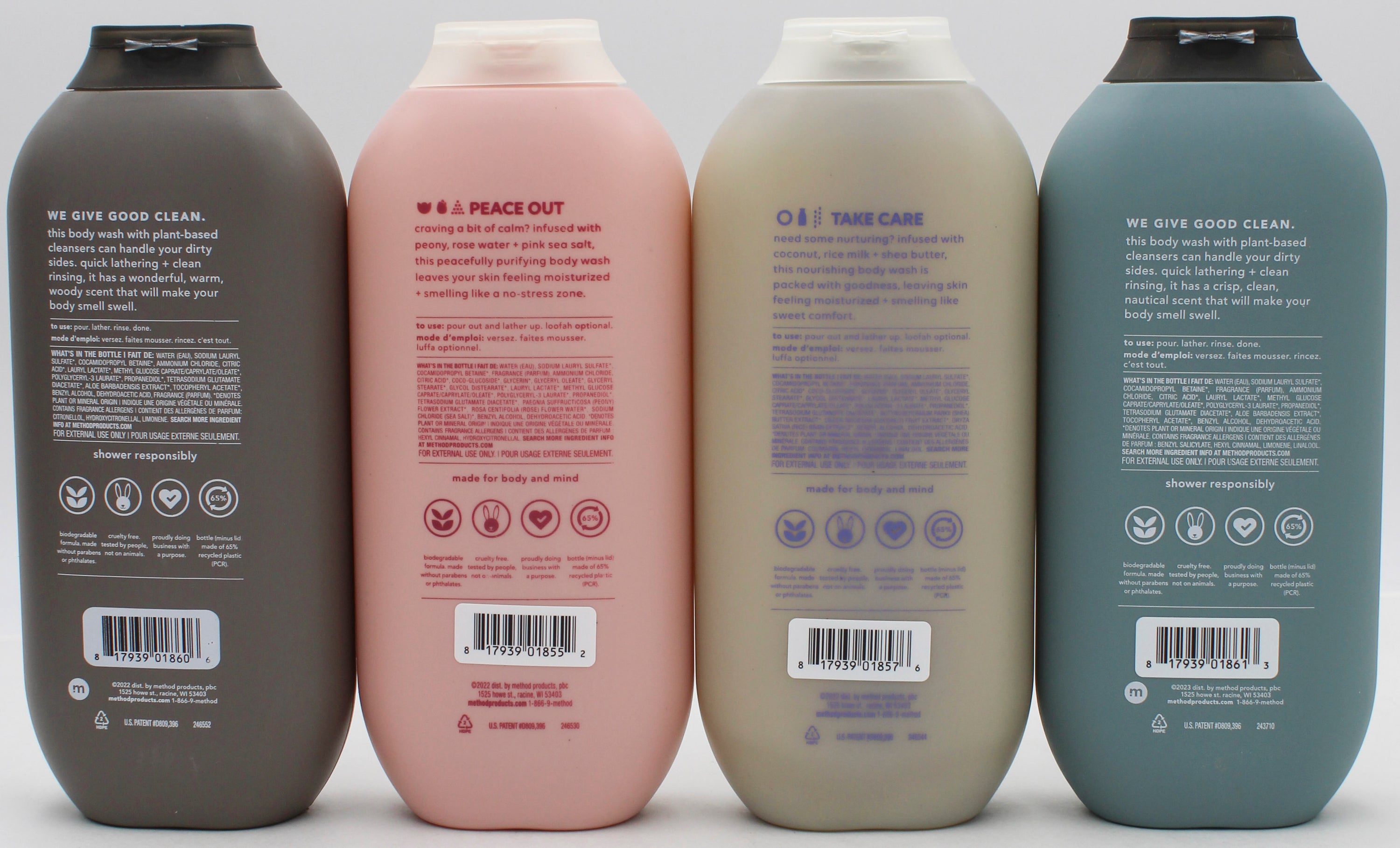 METHOD ASSORTED BODY WASH FLOORSTAND 18oz