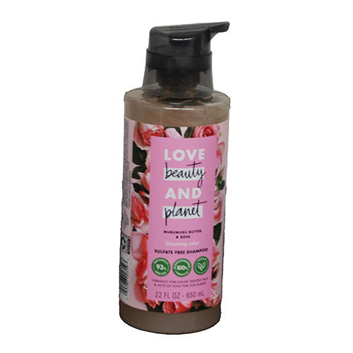 LOVE BEAUTY PLANET SHAMPOO 22OZ-MURUMURU BUTTER&ROSE 15PC TRAY