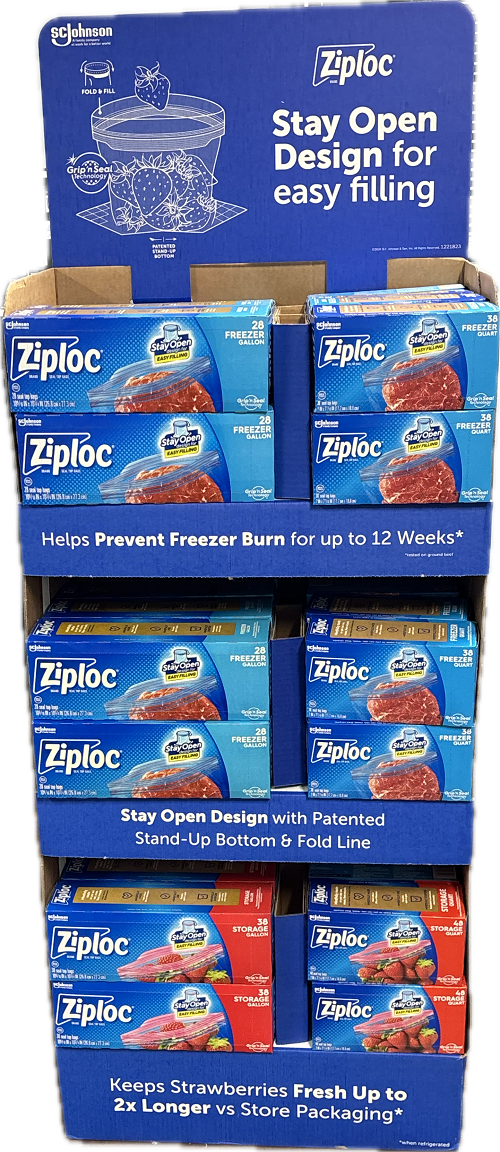 ZIPLOC PRESS N SEAL MIXED PPK