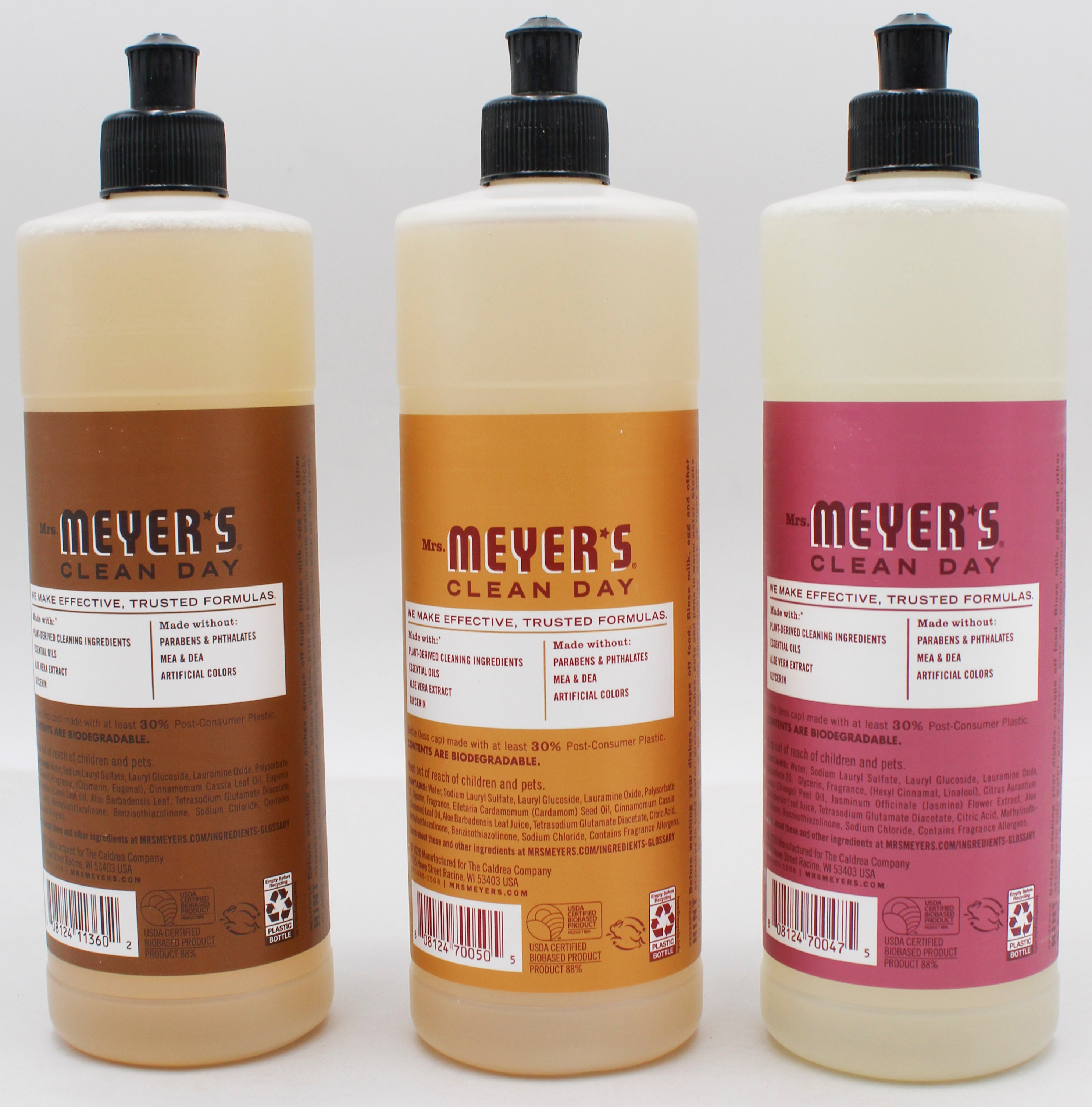 SP MRS MEYER'S DISH SOAP 16oz ASSORTED DISPLAY