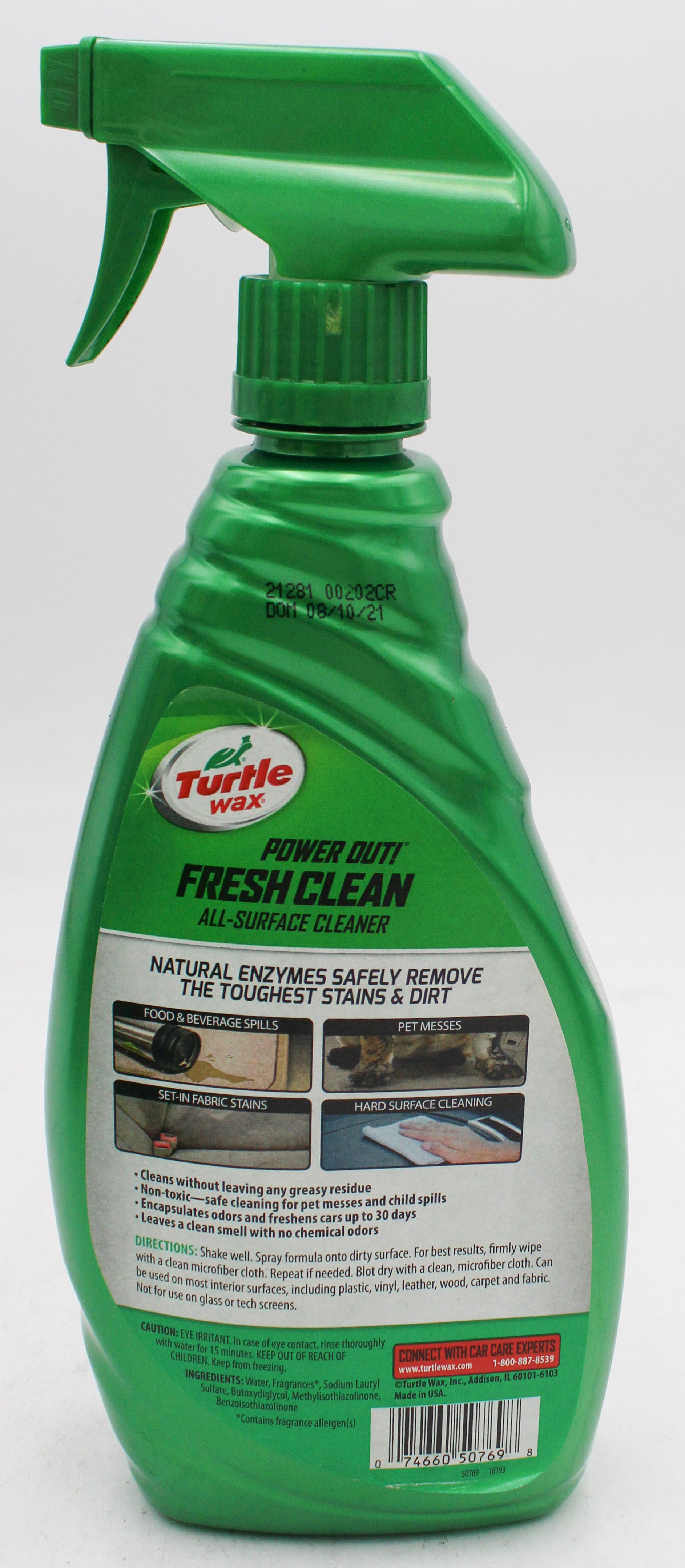 SP TURTLE WAX ALL SURFACE CLEANER 23oz KINETIC NEW CAR SCENT